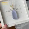 Colgante de gato de hielo de alta calidad con forma de lazo para mujer, estilo Hanfu, mariposa súper deslumbrante con brillo helado, accesorios de regalo al por mayor para puestos callejeros y transmisiones en vivo