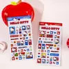 Joytop Auténticos Pegatinas de Hello Kitty de Epoxi 3D Gelatina Pegatinas Decorativas para Planificador Venta al por Mayor