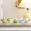 Figuritas Creativas Nuevas de Animales de Resina para Escritorios de Oficina y Decoraciones de Coche, Souvenirs Lindos para Alivio del Estrés y Sanación