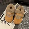 Pantuflas súper elegantes, de suela gruesa, que aumentan la altura y forradas de felpa, estilo Birkenstock, botas de nieve nuevas de invierno 2026 para mujer, mocasines y zapatos de algodón