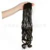 Peluca africana nueva transfronteriza para mujer, cabello de ganchillo, rastas, rizos de doble cola, extensiones de cabello esponjosas, cabello de rastas