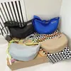 Bolso Cruzado de Marca de Moda 2026 para Hombres y Mujeres, Bolso de Hombro Versátil Casual, Bolso Tipo Dumpling Artístico de Moda Estilo Coreano para Mujeres