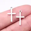 10x 18mm 0.4g multicolor joias atacado feito à mão DIY popular europeu e americano pingente de cruz