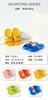 Punto Dibujos Animados Zapatillas Suaves de PVC para Niños Hogar Suela Suave Zapatillas Flip-on Transpirables Solapa de una Palabra Zapatillas para Niños