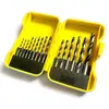 Juego de 15 Piezas para Carpintería con Broca Limpiadora de Bordes, Caja de Pan, Broca de Tres Puntas para Carpintería, Broca de Posicionamiento, Punzón para Agujeros en Madera