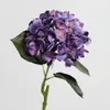 Flor Artificial de Hortensia Película de Impresión 3D Se Siente Hortensia Boda Decoración de Boda Sala de Estar Flor Decorativa Material de Flor Artificial