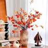 Linterna de Estilo Chino Fruta Flores Artificiales, Fruta Lannet, Fruta Auspiciosa, Decoraciones para Sala de Estar de Año Nuevo, Decoraciones Florales Festivas, Flores de Rama