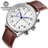 OCHSTIN augustden GQ050C nuevo reloj de pulsera de piloto para hombre reloj de cinturón para hombre reloj calendario
