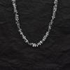 Collar elegante y ligero de lujo con perlas de plata rotas cosidas para mujer, diseño pequeño de verano, cadena de clavícula de alta calidad, accesorios para el cuello