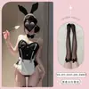 Lingerie Sexy, Estilo Fofo de Empregada, Com Aro e Efeito Push-Up, Uniforme Quente, Pijama Sedutor, Vestido Atacado Qqny para Noite de Namoro