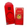 Año de la Serpiente Moneda de Oro Sobre Rojo Zodiaco Serpiente Moneda de Lámina de Oro Sobre Rojo