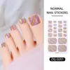 Fábrica Zhengxiang personalizado OEM polvo de cebolla cielo estrellado floreciente aurora pegatinas para uñas de los pies uñas de los pies de dama pegatinas para uñas ODM