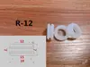Anel de Borracha Plug de Furo Manga Protetora Silicone Anel Protetor de Fio Unilateral Dupla Face Anel Passa-Fio Anel de Tomada Anel de Vedação