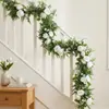 Enredadera de rosas artificial, producto de alta gama de Amazon, planta verde trepadora para decoración de cubretubos, enredadera de peonías artificial