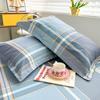Par de Fundas de Almohada de Algodón Puro, Fundas de Almohada de Algodón Puro para el Hogar de Niños Funda Individual para Relleno de Almohada 48X74Cm Individual Verano 2