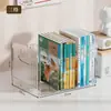 Estante de livros tridimensional multifuncional para armazenamento de livros transparente para mesa de estudante estante de armazenamento de livros para escritório dormitório estante de armazenamento de arquivos