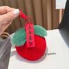 Imitación piel de conejo Rex buen Caqui pequeño Caqui llavero colgante todo va bien felpa pareja colgante de bolsa al por mayor