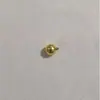 Acessórios para Joias DIY Fecho Magnético Redondo Pulseira Colar Materiais Artesanais Superfície Lisa Cor Dourado 14K Fecho Magnético Redondo