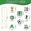 Suministro Exclusivo Transfronterizo de Decoraciones de Papel para Fiestas Temáticas de Fútbol Set de Decoración para Fiesta de Fútbol 2026 para Arreglos de Cumpleaños de Niños