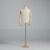 Maniquí de Torso de Hombre para Exhibición de Ropa Tienda de Ropa Traje Vestido de Noche Soporte de Exhibición Ventana Maniquí de Cuerpo Completo Soporte