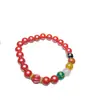Pulseira de Areia Imperial de Conteúdo Médio com Ágata Cinco Deuses da Riqueza, um Presente de Aniversário para Namorada ou Melhor Amiga, ou para Uso Pessoal