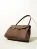 Bolsa Kelly Personalizada em Couro Genuíno, Nova Pasta de Camurça com Design Exclusivo para Mulheres, Versátil e Fashion, Bolsa de Ombro Simples para Senhoras