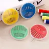Kit de Costura para Uso Doméstico con Agujas, Agujas de Coser, Caja para Colchas, Agujas de Coser Hechas a Mano Tradicionales, Kit de Costura con Hilos Negros y Blancos para Uso Doméstico