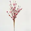 Esquejes del Día de San Valentín, ramas de bayas de amor, comercio exterior transfronterizo, decoración navideña, simulación de corazón de melocotón, fruta roja, corazón rojo, fruta rica