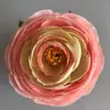 Cabeza de Flor de Loto Simulada 7.5/8/10cm Corona Manualidad DIY Pasador Flor Flor de Ópera Adornos Flores Artificiales