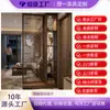 Tela de Entrada Armário Divisória Decoração Sala de Estar Prateleira Divisória Madeira Maciça Novo Estilo Chinês Hall de Entrada Estilo Chinês Estilo Plano