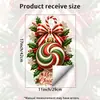 Adhesivos electrostáticos navideños estilo retro de lujo ligero para ventanas - sin adhesivo, no dañan el cristal, perfectos para crear un ambiente festivo en las ventanas de la sala de estar
