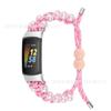 Aplicável ao fitbit charge6/5 pulseira inteligente charge2/3/4 tecido pérola guarda-chuva corda pulseira de relógio