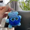 Pelo de Coelho Rex Bola de Carvão Pequena Chaveiro de Carro Pingente Celebridade da Internet Coreana Acessório de Mochila de Pelúcia Bolsa Presente Estilo Ins
