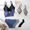 Suministro Exclusivo Transfronterizo de Ropa Interior Sin Costuras para Mujer, Push-Up, Sin Varillas, Reducción Lateral de Senos, Fitness, Deportes, Sujetador de Yoga, Lencería Sexy