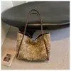 Bolso de Gran Capacidad para Mujer Otoño Retro 2025 Nuevo Versátil Simple Bolso de Hombro Casual para Viajes Diarios Bolso Tote Bolso de Mujer