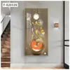 Nova Pintura Decorativa de Veado da Sorte Estilo Chinês Pintura Suspensa para Sala de Estar Sofá Pintura de Entrada Versão Vertical de Luxo Leve Corredor Pintura para Casa Luxo Leve