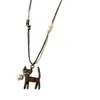 Collar colgante único de campana de gato minimalista, cadena para la clavícula de estilo ins, a la moda y exquisito, venta al por mayor de joyería nueva
