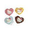 Bonita Nueva Pinza para el Cabello de Acrílico con Forma de Corazón Estéreo de Doble Capa y Gato Kt Ins Dulce Estilo Girly Corazón Flequillo Tocado de Dibujos Animados