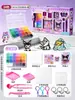 Conjunto Completo de Materiais para Beads 3D Fusion de 2,6 mm, Caixa de Conjunto Fusion Bead, Kit de Ferramentas DIY