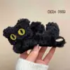 Nuevo Clip de Garra de Gato Lindo Otoño e Invierno Dibujos Animados Versátil Grande de Felpa Pinza de Tiburón Accesorios para el Cabello Venta al por Mayor