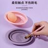 Juego de limpieza de brochas de maquillaje Artefacto de limpieza de huevo de belleza Solución limpiadora para borlas de polvo Bolsa de red de secado Tazón de lavado de silicona Limpieza