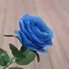 Flor Artificial de Alta Venta Tallo Único Decoración de Boda Planta para Paisajismo de Jardín Regalo de San Valentín Accesorio para Fotografía de Bodas Flor Rosa
