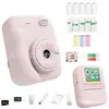 Cámara Nueva Transfronteriza 2025 para Niños Mini Cámara Polaroid HD Impresión en Papel Térmico Regalo de Navidad