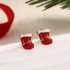 Brincos de Natal Europa e Estados Unidos moda quente alce árvore de Natal floco de neve diamante brincos personalizados tridimensional cartoon brincos