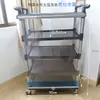 Carro de servicio para hotel, carrito pequeño para colocar platos, carro grande de plástico para entrega de alimentos, carrito de mano para restaurante, estante de almacenamiento multicapa