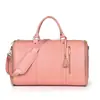 Bolsa Multifuncional de Grande Capacidade Mala de Viagem Dobrável de Ombro Único Transversal Bolsa para Terno Viagem Conveniente Bolsa de PU Bolsa para Terno