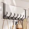 Gancho para Cabideiro Atrás da Porta do Quarto, Cabideiro de Parede sem Furos, Gancho de Porta de Entrada para Pendurar Roupas e Bolsas