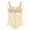 Cinturilla exclusiva transfronteriza con tirante ajustable, múltiples filas de ganchos, diseño de varillas para control de abdomen, modelado y escultura corporal para mujeres, creando una figura de reloj de arena