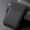 Adequado para Apple 17Promax e Celulares Universais Android, Porta-Cartões Magnético, Proteção Anti-Roubo Contra Passagem, Anel Magnético Magsafe, Couro PU