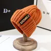 Gorros de Invierno para Mujer, Estilo Coreano, Versátiles y de Moda, Gorros de Lana con Cola Larga, Gorros de Punto Cálidos de Moda para Proteger los Oídos